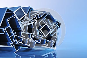 Aluminum sectional strips