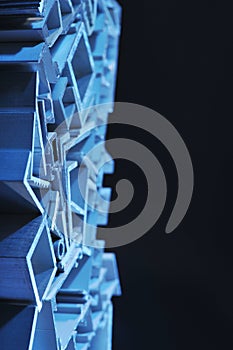 Aluminum sectional strips