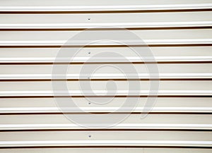 Aluminum Siding Background in Offwhite