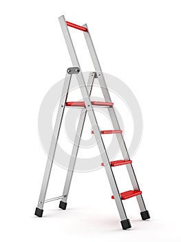 Aluminum step-ladder