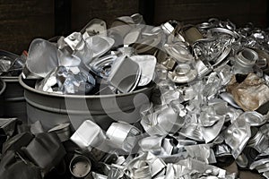 alumium being recycled and reused for new products