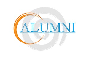 Alumni law logo design with words alumni photo