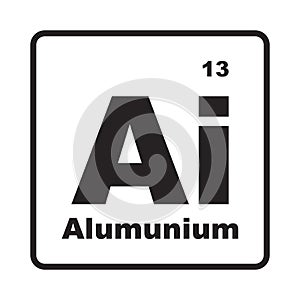 Alumunium element icon