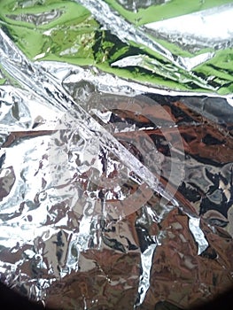 Alumunium foil texture