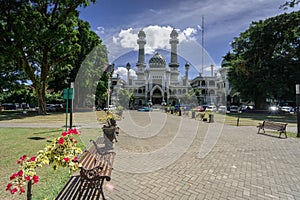 Alun Alun Monumen Tugu Balai Kota Central Garden Malang East Java Indonesia