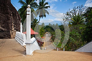 The Aluvihare Rock Temple in Aluvihare, Sri Lanka
