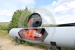 Alyeska Pipeline cleaner demo