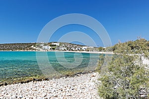 Alyki beach in Paros, Greece