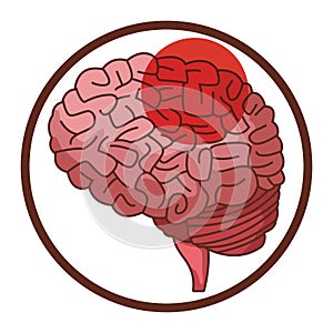 Alzheimer brain symbol