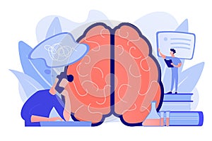 Alzheimer disease concept vector illustration. photo