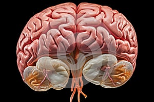Alzheimer disease dementia of amyloid plaques, neurofibrillary in brain, cognitive decline, memory loss, atrophy in hippocampus photo