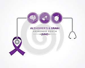 Alzheimer`s and Brain Awareness Month observed in June. It is an irreversible, progressive brain disorder that slowly destroys