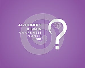 Alzheimer`s and Brain Awareness Month observed in June. It is an irreversible, progressive brain disorder that slowly destroys