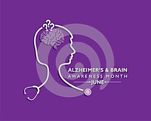 Alzheimer`s and Brain Awareness Month observed in June. It is an irreversible, progressive brain disorder that slowly destroys