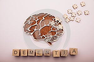 Alzheimer's disease, dementia and mental health concept