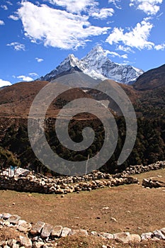 Ama Dablam in the Himalayas photo