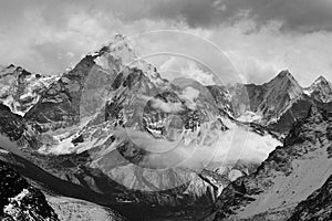 Ama Dablam from Lobuche East Attack Camp photo