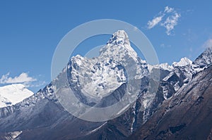 Ama Dablam mountain peak, Everest region