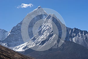 Ama Dablam mountain peak, Everest region, Nepal