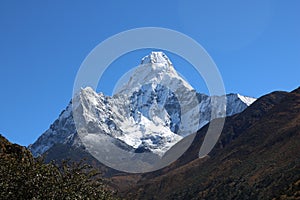 Ama Dablam is the third most popular Nepalese Himalayan peak in the world