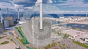 Amager Bakke, Amager Hill or Amager Slope or Copenhill - a heat and power waste-to-energy plant