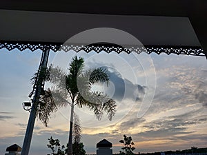 Amaizing everning view in jasin melaka for quotes background