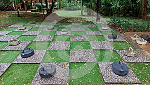 Amaizing garden decoration for playing activities in the garden