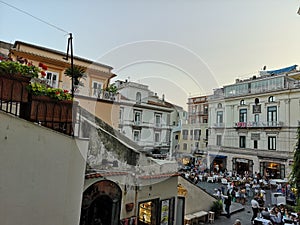 Amalfi cityview in Italie