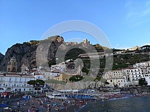 Amalfi cityview in Italie