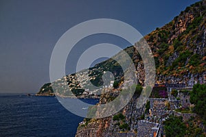 Amalfi Coast, coastline along the southern edge of the Sorrentine Peninsula, Campania region. Italy