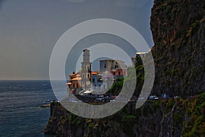 Amalfi Coast, coastline along the southern edge of the Sorrentine Peninsula, Campania region. Italy