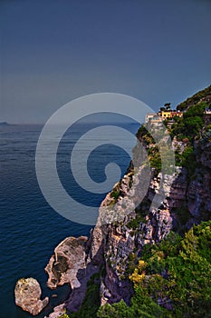 Amalfi Coast, coastline along the southern edge of the Sorrentine Peninsula, Campania region. Italy