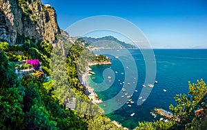 Amalfi Coast panorama, Campania, Italy