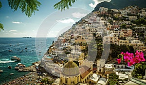 Amalfi Coast - panorama of Positano