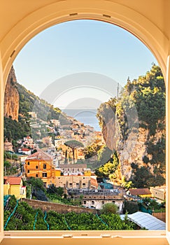 Amalfi, Italy on the Mediterranean coast