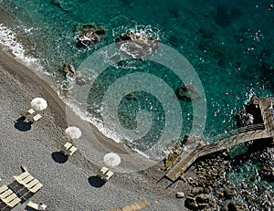 Amalfi sunbathing spot