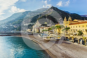 Amalfi town. Unique architecture.