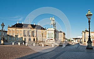 Amalienborg Palace in Copenhagen