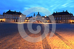 Amalienborg palace in Copenhagen