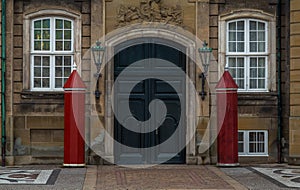 Amalienborg Palace home of the Danish Royal family, Copenhagen, Denmark