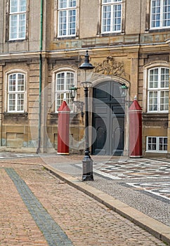 Amalienborg Palace home of the Danish Royal family, Copenhagen, Denmark