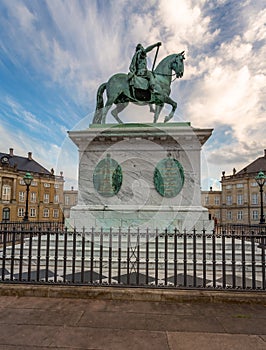 Amalienborg Palace home of the Danish Royal family, Copenhagen, Denmark