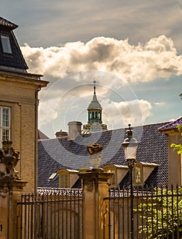 Amalienborg Palace home of the Danish Royal family, Copenhagen, Denmark