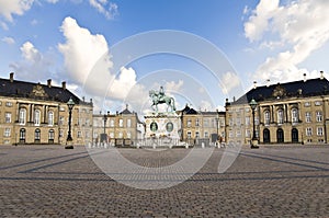 Amalienborg Palace - winter home of the royal fami