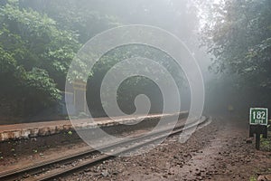 Aman Lodge railway station800.120 MSL Neral - Matheran Hill Railway in; Western Ghats. Maharashtra