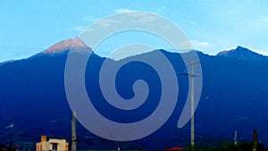 Amanecer cerca del Nevado de Colima photo
