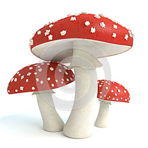 Amanita Mushrooms photo