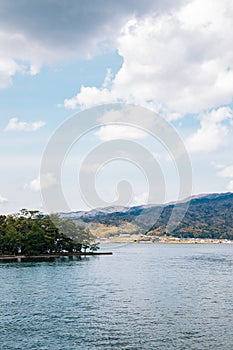 Amanohashidate Park and sea in Kyoto, Japan