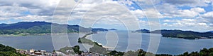 Amanohashidate sand bar panorama