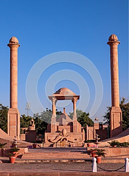 Amar Jawan Jyoti, Jaipur a tribute is paid to the martyred soldiers of the Indian Army here.